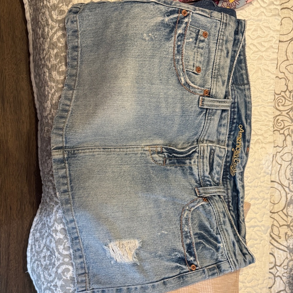 American Eagle Outfitters Denim with Embroidered Logo